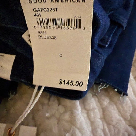 Good American Always Fit Skinny Jeans Size 14-18 NWT - Picture 3 of 5